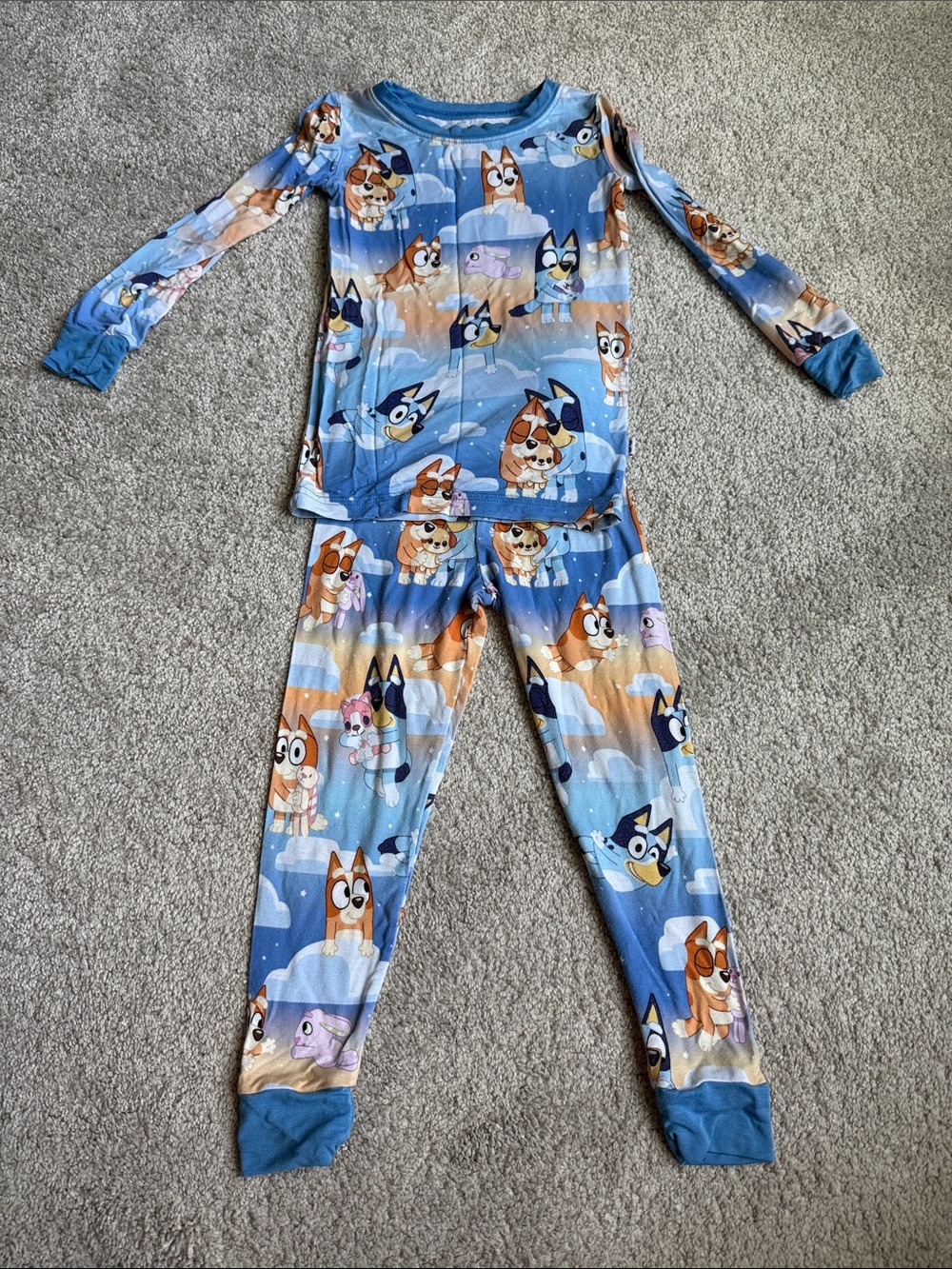 Little Sleepies Bluey Pajama Set 2T